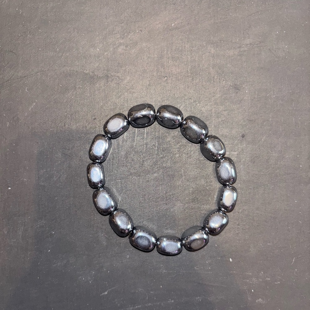 Black Beaded Bracelet
